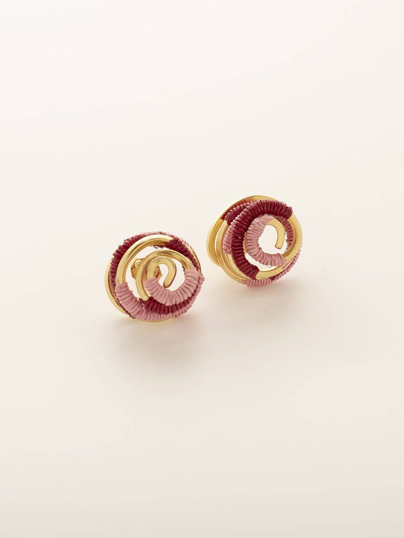 aretes-nudo-dichardi-rosa-rojo