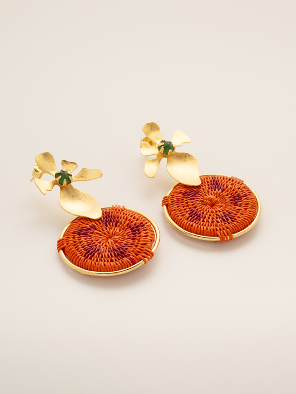 aretes-orquideas-naranjas