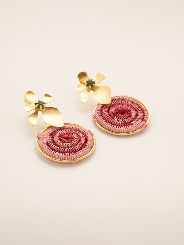 aretes-orquideas-rojo-rosado